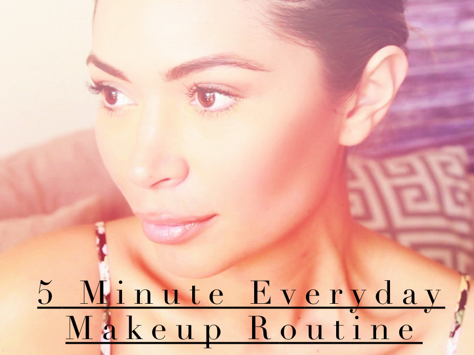 marianna hewitt 5 minute every day makeup tutorial la la mer blog