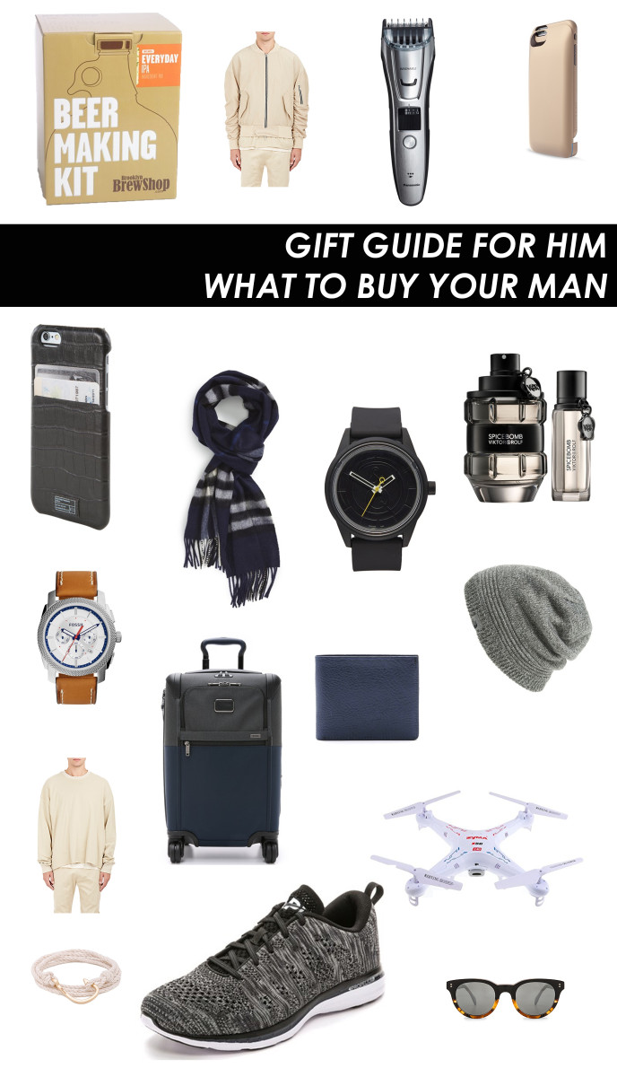 holiday gift guide what to buy your boyfriend husband brother