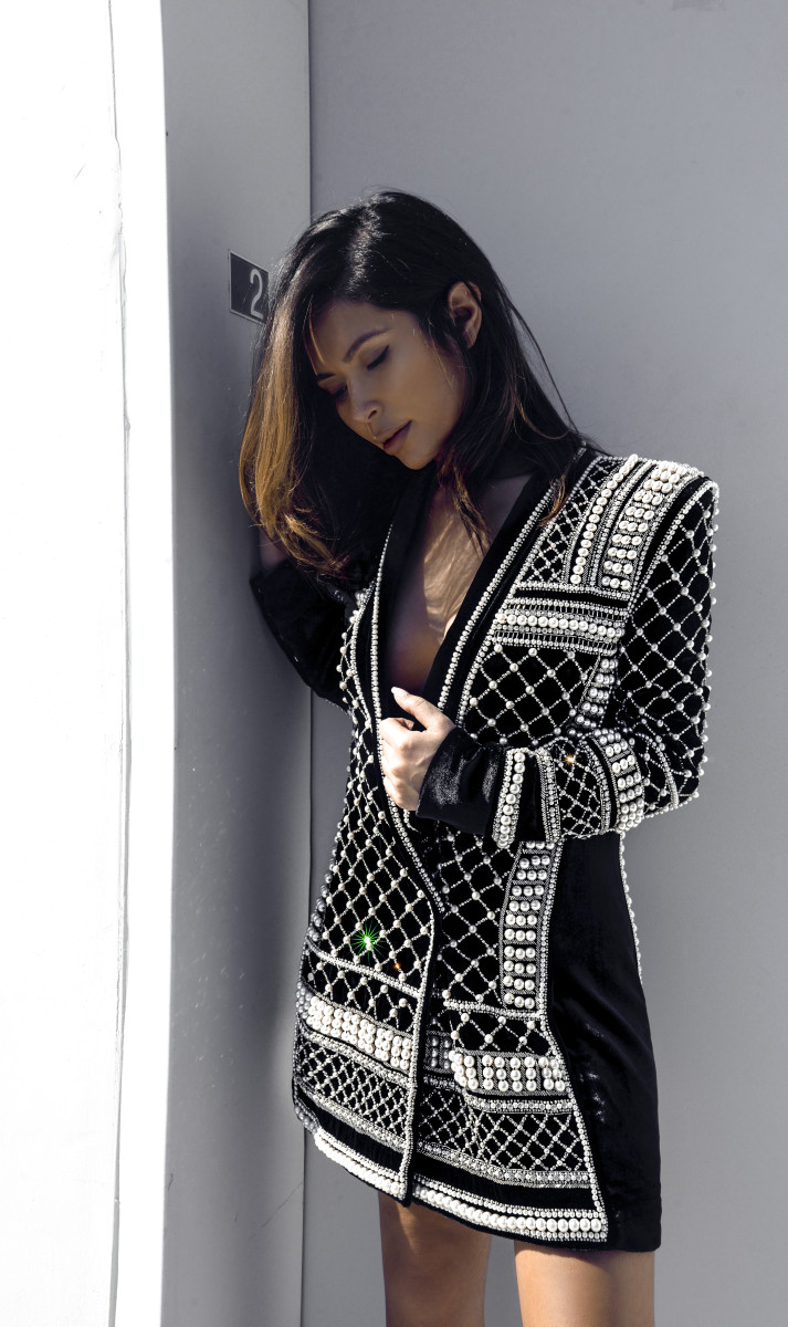 tilskuer vokse op sprede H&M x Balmain Pearl Jacket - Life With Me